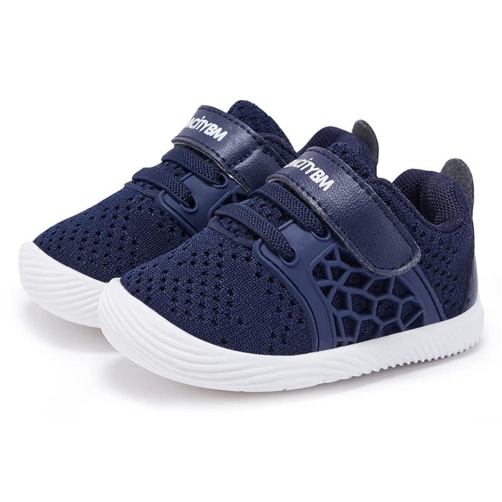 BMCiTYBM Baby Shoes Boys Girls Mesh Sneakers Infant Breathable Walking Shoes Lightweight Non-Slip First Walkers 6 9 12 18 24 Months Blue Size 18-24 Months Toddler