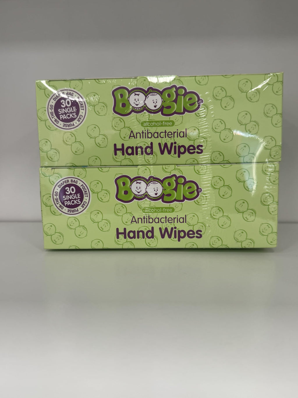 Boogie Wipes - Antibacterial Hand Wipes - 60 Count
