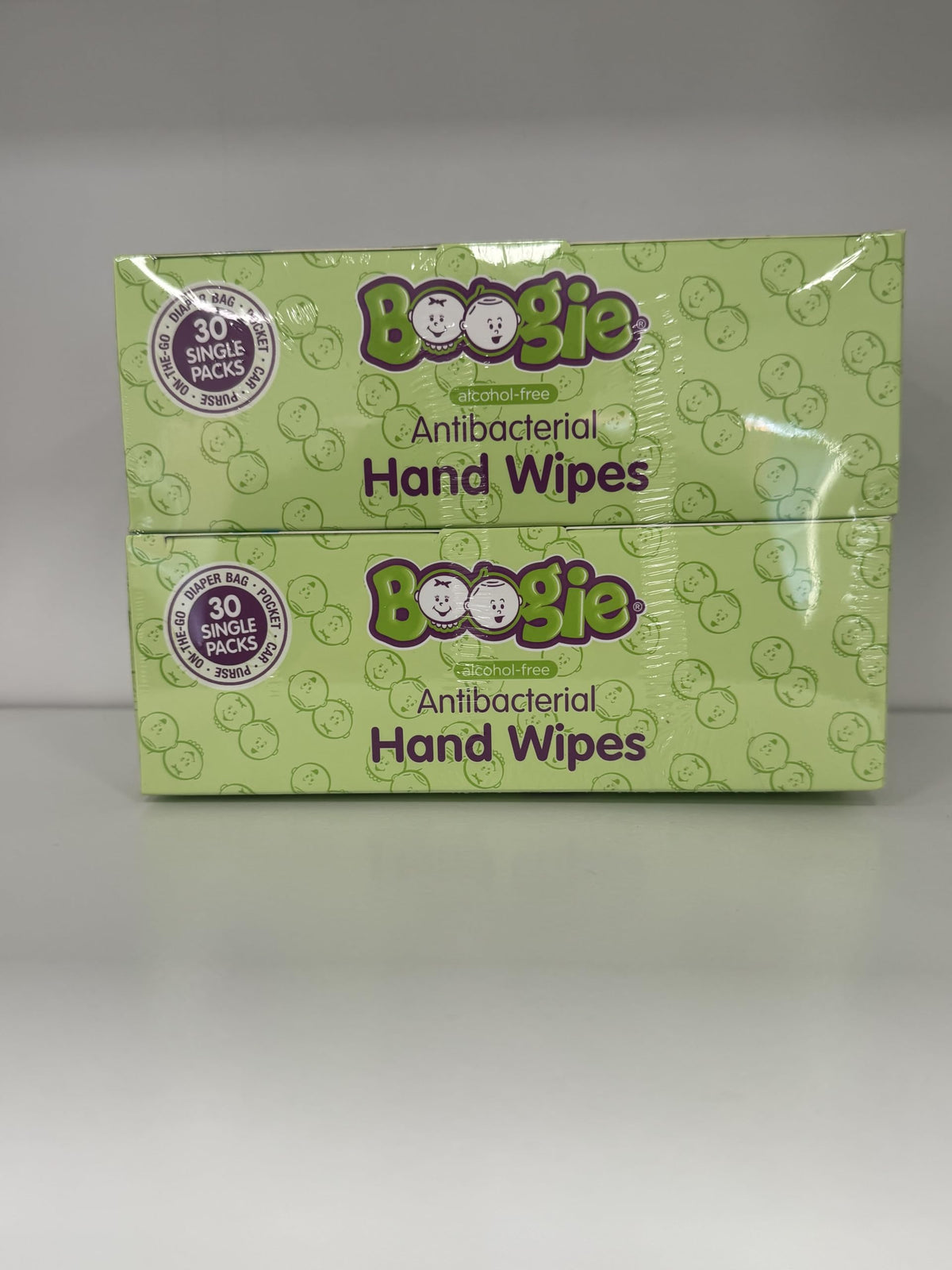 Boogie Wipes - Antibacterial Hand Wipes - 60 Count
