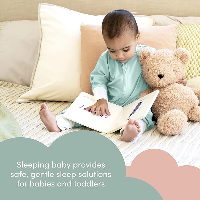 SleepingBaby Flying Squirrel Toddler Pajamas with Practical Zipper for Quick Diaper Changes and Travel Comfort - Mint - 4-5T