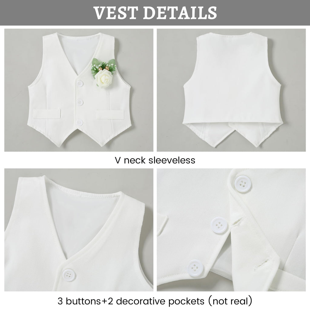 SANMIO Baby Boy Baptism Outfit Baby Boy Suits Christening Sets 0-24M