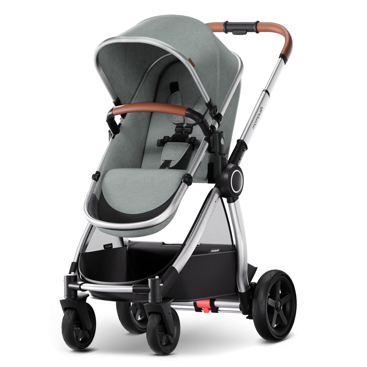 Mompush Ultimate2 Full-Size Stroller with Bassinet, Newborn to Toddler