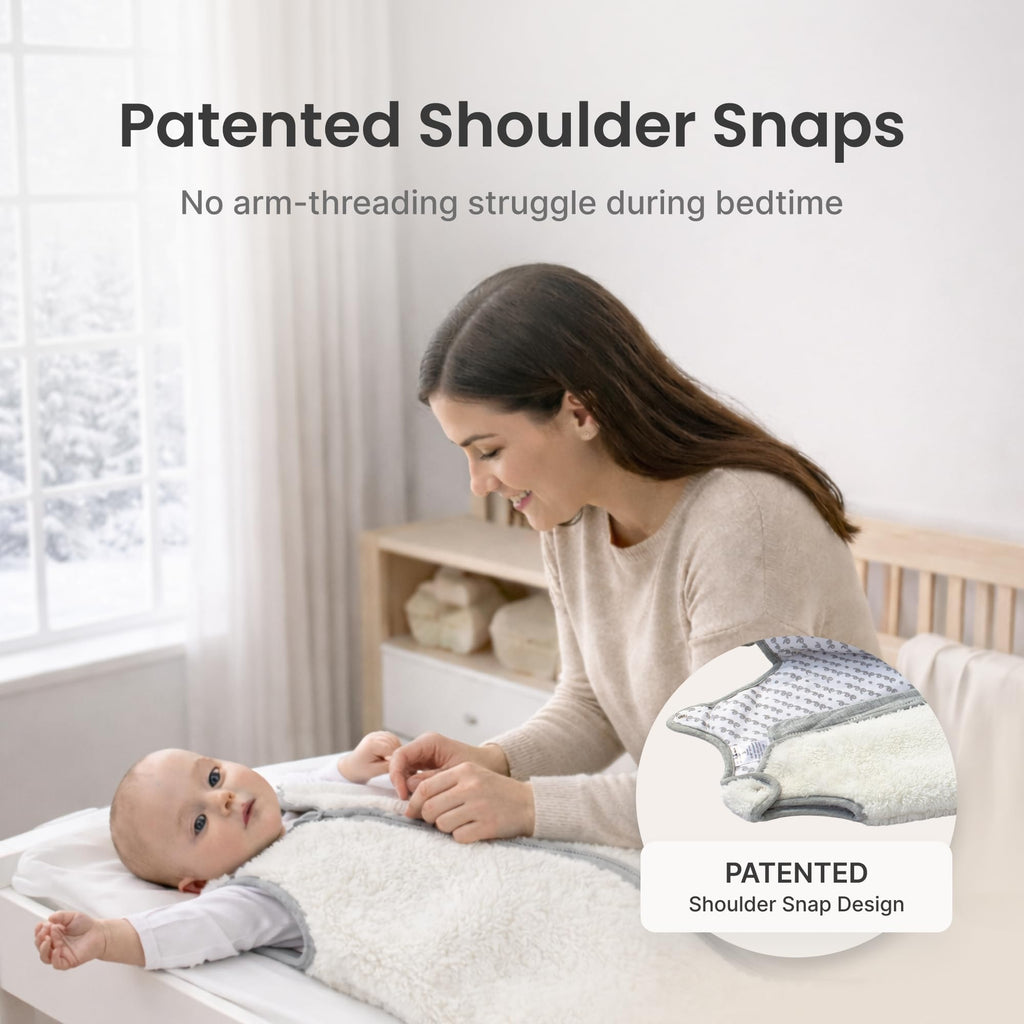 Baby Deedee Sleep Nest Teddy - Sherpa Sleep Sack 2.5 TOG 0-6M Bubble Gum