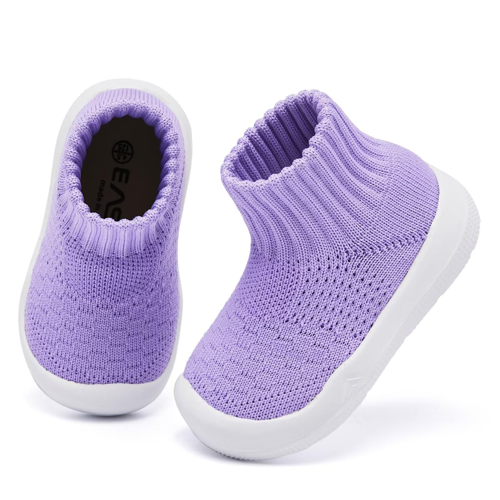 Eashi Baby Boy Girls Sock Walking Shoes Infant Non-Slip Slippers Sneakers