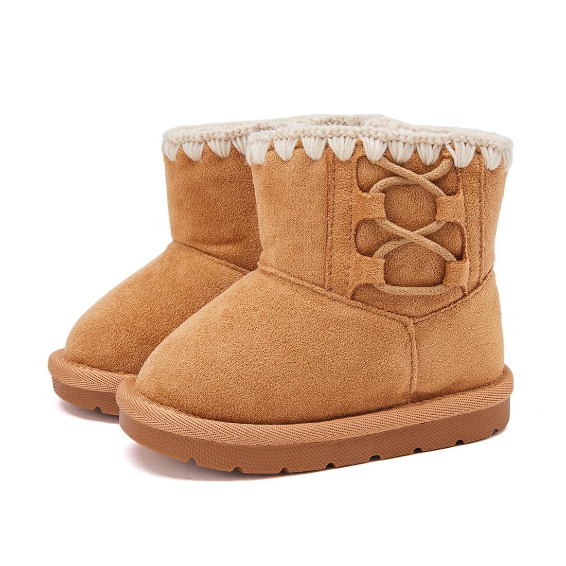 BMCiTYBM Toddler Snow Winter Boots Girls Boys Cold Weather Shoes 7 Toddler