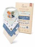 Copper Pearl Baby Bibs for Baby Boy or Girl – Bandana Drool Bibs for Teething, Absorbent Bibs for Eating, Newborn to Toddler, 4 Pack, Wizarding World