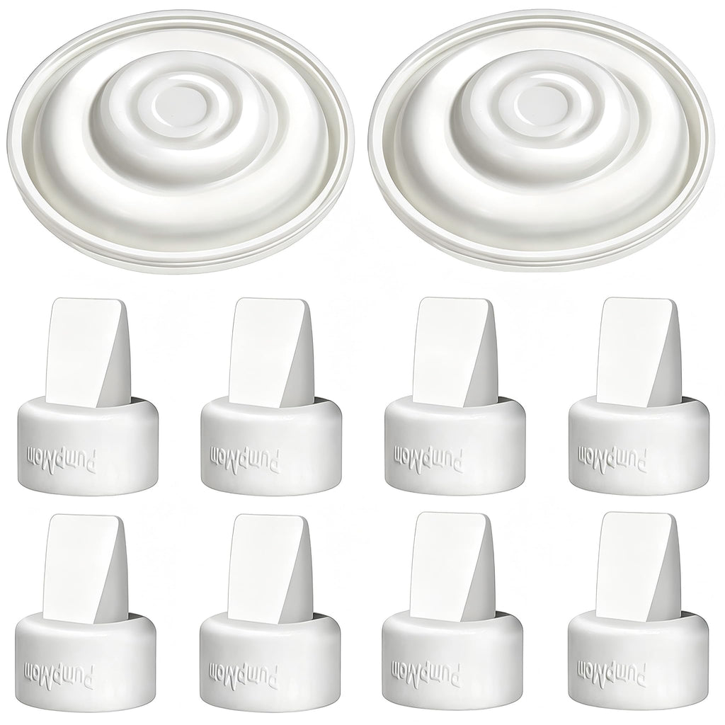 8 Duckbill Valves and 2 Membrane for Spectra Breast Pump Parts