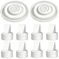 8 Duckbill Valves and 2 Membrane for Spectra Breast Pump Parts