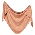 Copper Pearl Swaddle Blankets for Newborns | Soft Stretchy Receiving Blankets for Boys and Girls | Large 46 x 46 Inch Baby Blankets | Lightweight and Breathable Swaddles | Cooper