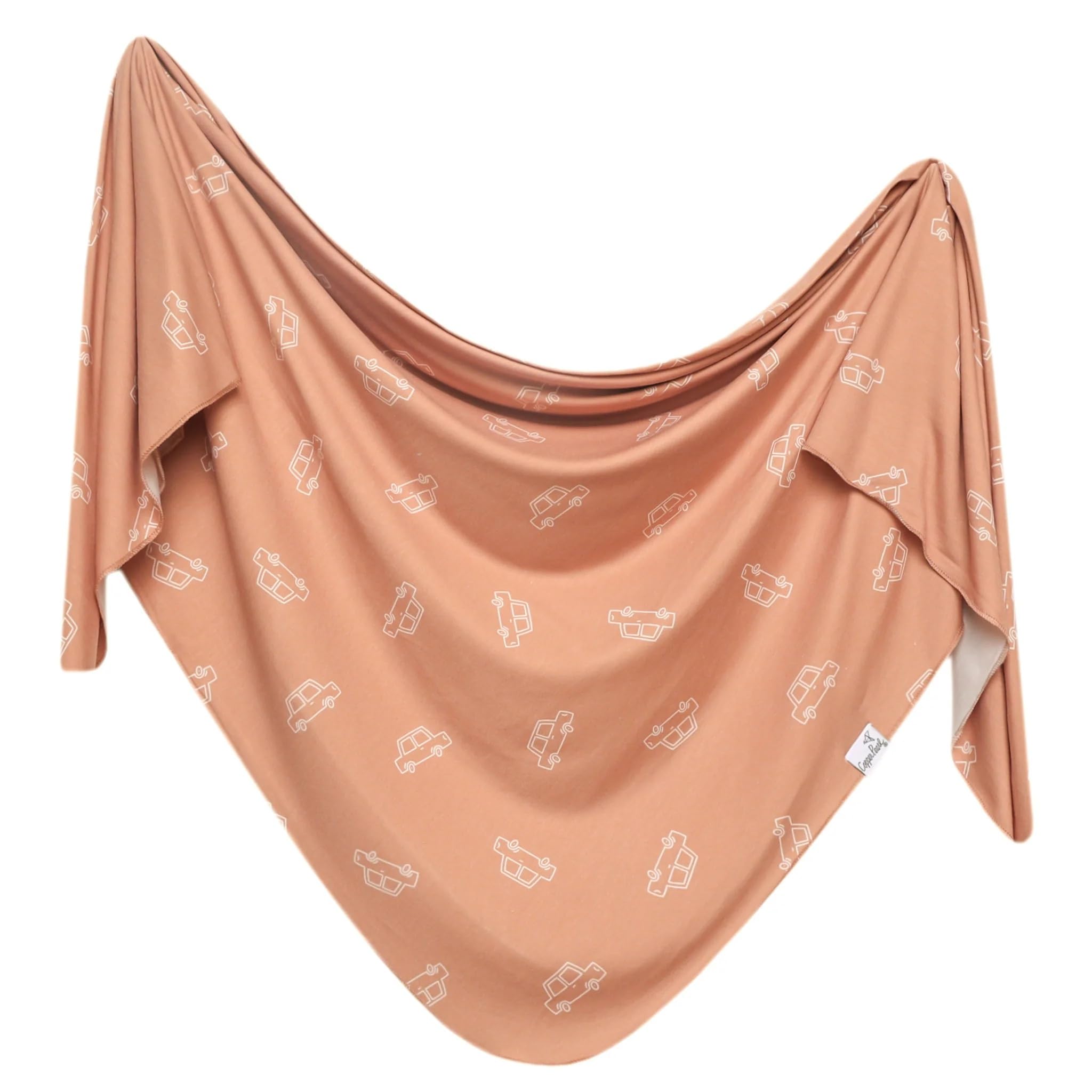 Copper Pearl Swaddle Blankets for Newborns | Soft Stretchy Receiving Blankets for Boys and Girls | Large 46 x 46 Inch Baby Blankets | Lightweight and Breathable Swaddles | Cooper