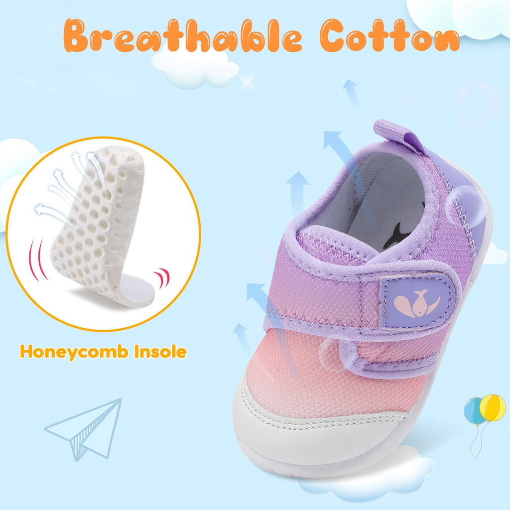FEETCITY Infant Walking Shoes Baby Shoes Boys Girls Sneakers Infant First Walking Shoes Newborn Crib Shoes