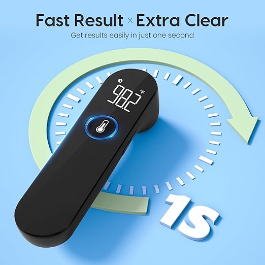Viproud No-Touch Baby Thermometer for Adults and Kids, Fast & Accurate