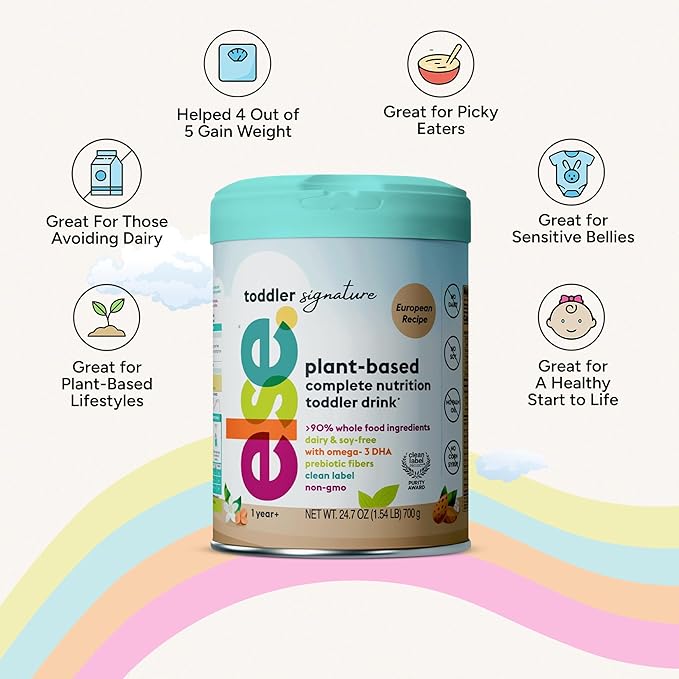 Else Nutrition Signature Toddler Formula – Made in Europe, Premium Toddler Formula 12-36 months, Plant-Based, Dairy-Free, Lactose-Free Baby Formula, European Recipe | (Pack of 1)