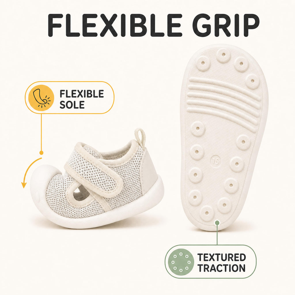 Charrost Baby Sandals Toddler Wide Toe First Walker Shoes