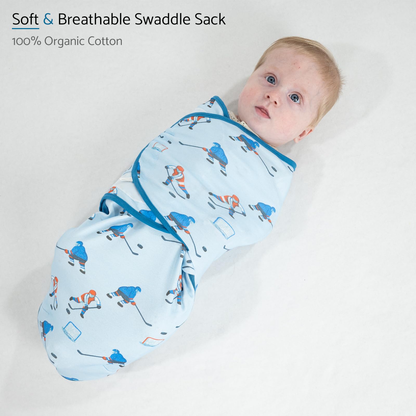 LollyBanks Newborn Swaddle,100% Organic Cotton Baby Swaddle for Newborn