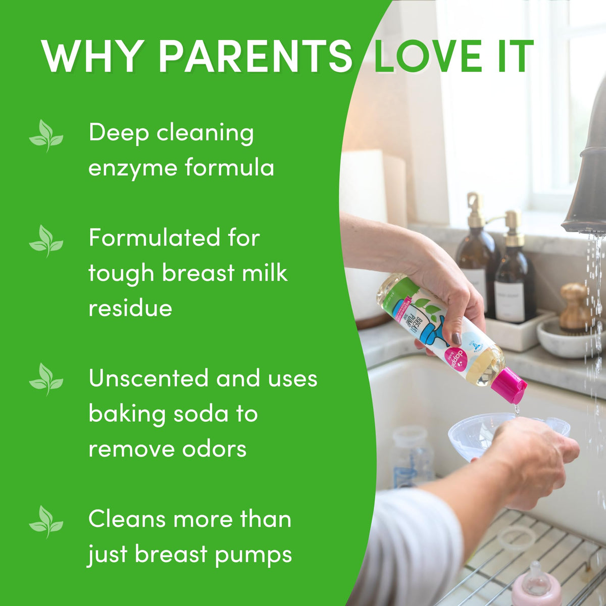 Dapple Baby - Breast Pump Soap Baby Bottle - 8 Fl Oz
