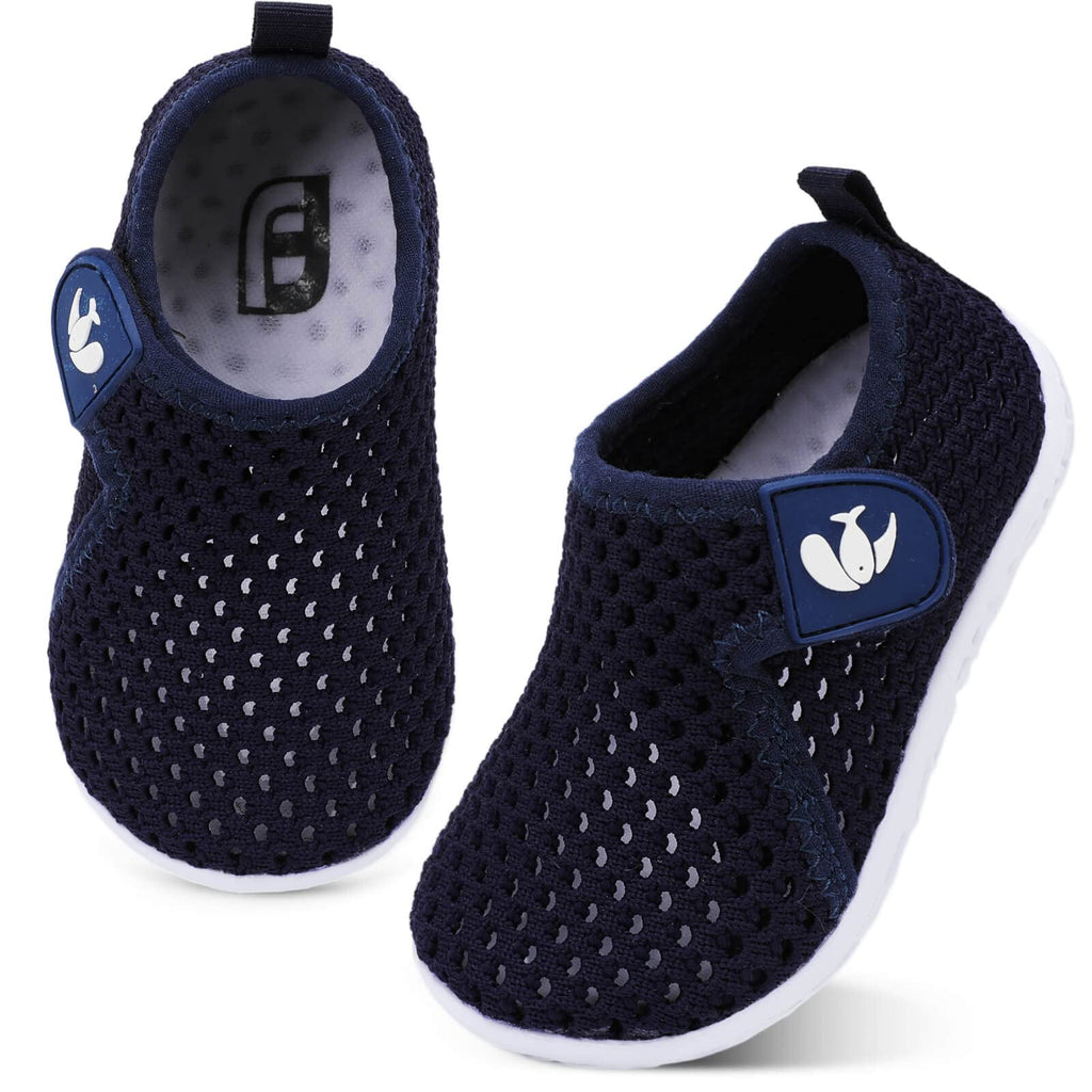 Baby Water Shoes Barefoot Aqua Shoe Swim Shoes for Beach Indoor Outdoor Activity Mesh Navy Blue 0-6 Months Infant