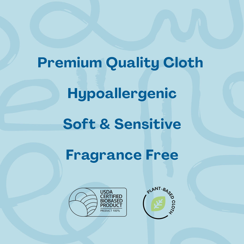 Hello Bello Extra Gentle Unscented Baby Wipes, Plant Based, Made with 99% Water and Aloe for Babies and Kids, 60 Count (Pack of 9) Total 540 Count