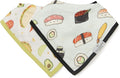Loulou Lollipop Muslin Bandana Bib Drool Bib Set for Baby Girl and Boy, Adjustable 3 to 36 Months, 2 Pack