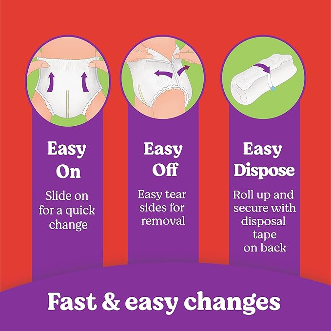 Huggies Size 3 Baby Diapers, Little Movers HuggFit 360° Baby Diapers with 360° Waistband, Size 3 (16-28 lbs), 76 Count, Packaging May Vary