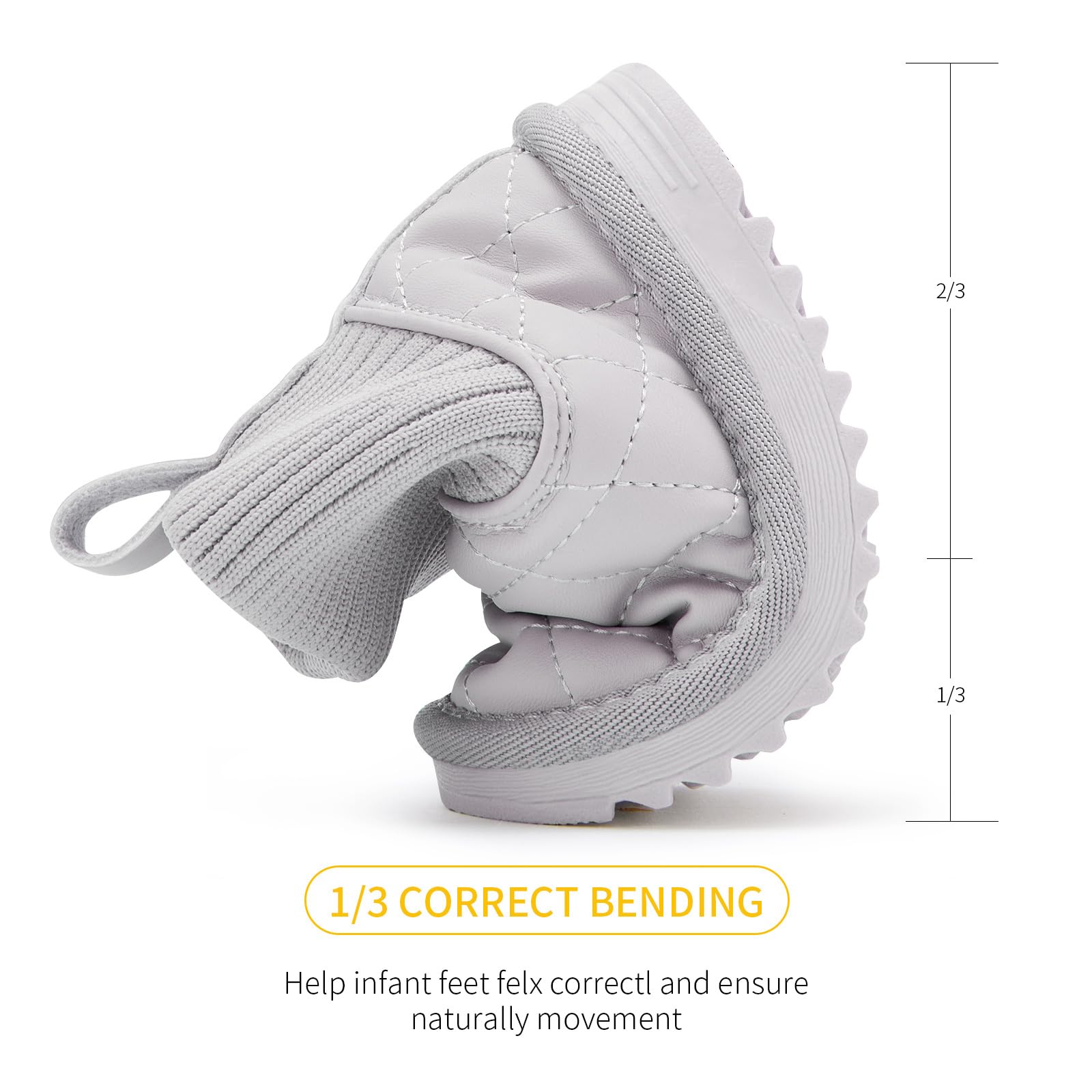 BMCiTYBM Baby Snow Winter Boots Girls Boys Infant Walker Shoes 12-24 Months
