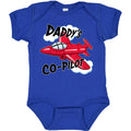 inktastic Daddys Co-Pilot for Fathers Day Baby Bodysuit 6 Months Royal Blue 2a3b6