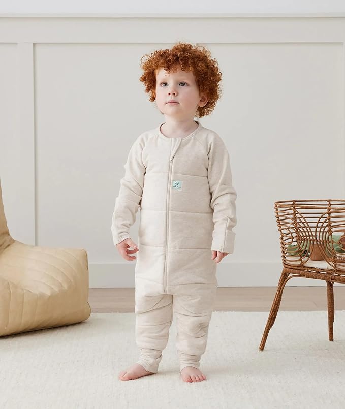 ergoPouch 3.5 TOG Sleeping For Baby Girl and Baby Boy - Sleeping Provide Ultimate Comfort - Easy Diaper Changes - Made with Breathable Materials (12-24 Months, Oatmeal Marle)