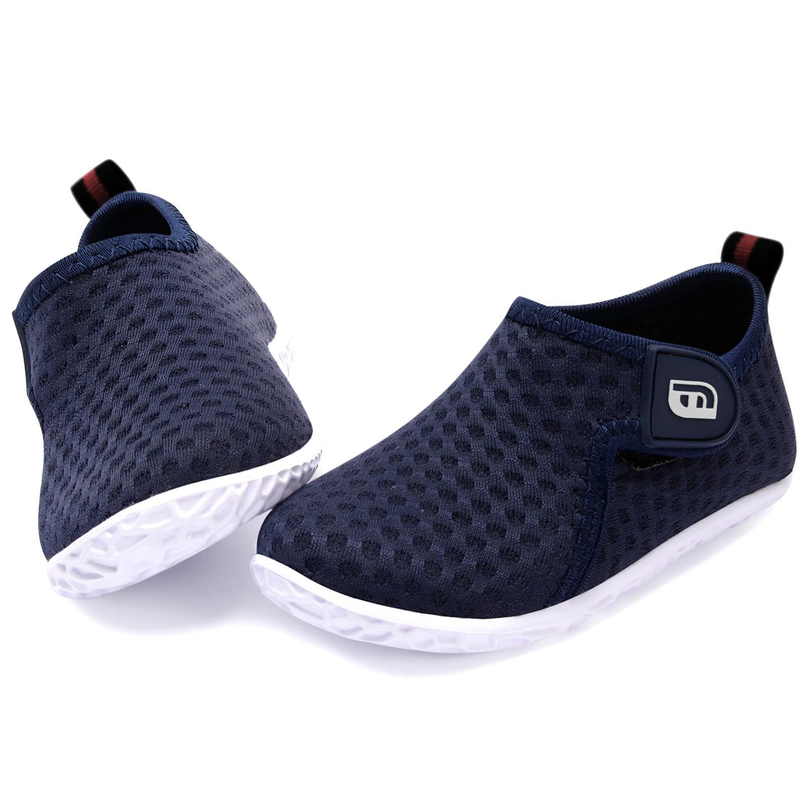 JOINFREE Water Shoes for Kids Boy Girl Water Sneakers Quick Dry Sports Aqua Athletic Sneakers Blue 6-12 Months Infant
