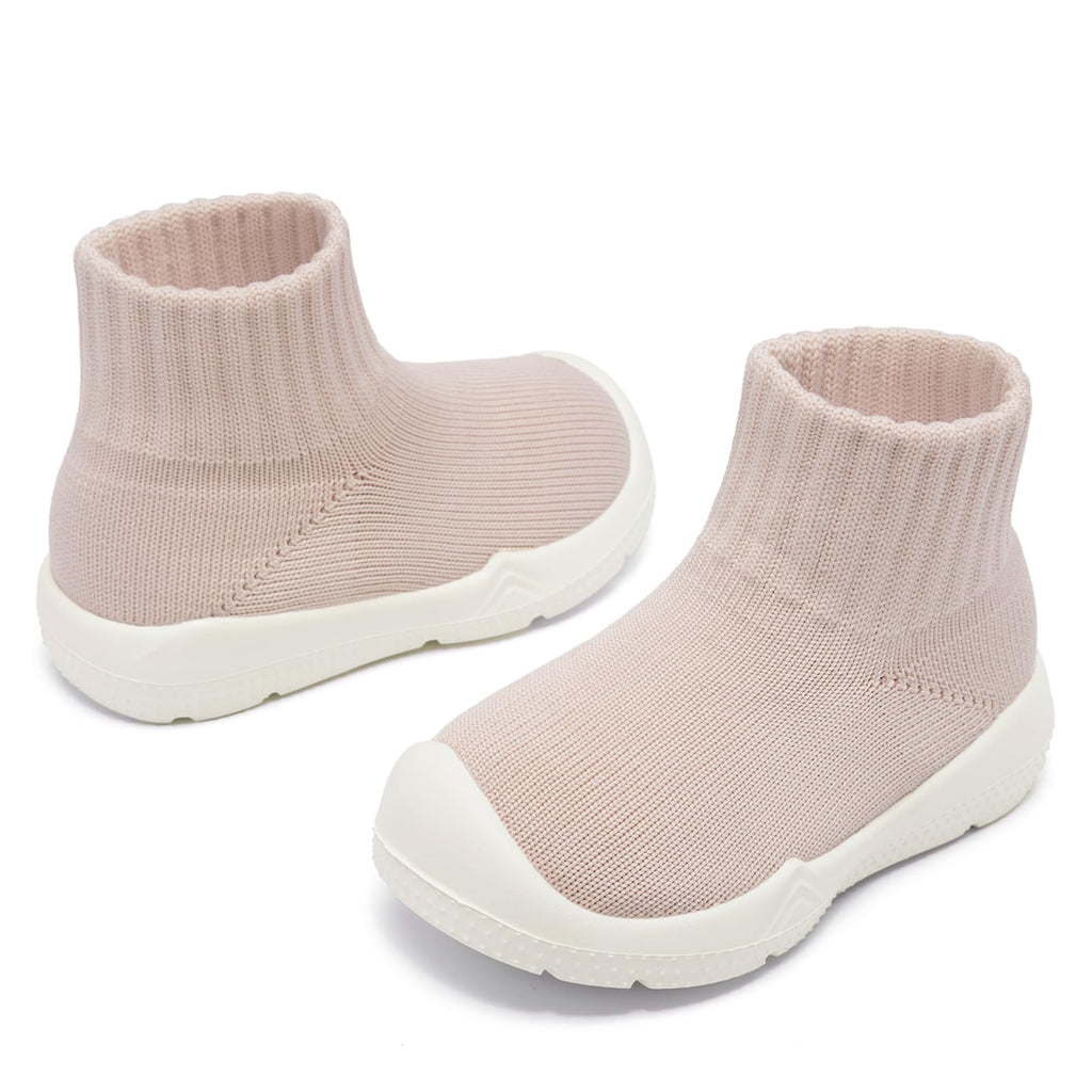 MORENDL Baby Shoes Infant Walking Shoes Non-Slip Breathable Toddler Sneakers Boys & Girls Slipper Socks