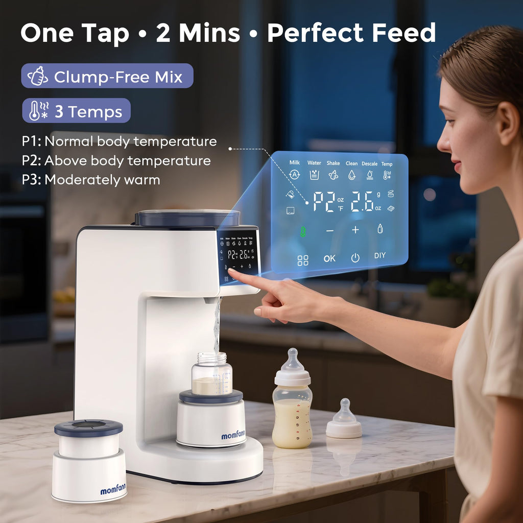 MOMFANN Formula Dispenser Machine, 2-Minute Quick Mix Baby Formula Maker