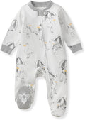 Burt’s Bees Baby Boys' One-Piece Sleep and Play 100% Organic Cotton PJs