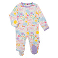 Magnetic Me Girls Modal Magnetic Baby Footie Pajamas | Silky Soft Modal Fabric | Sunny Day Vibe | Newborn