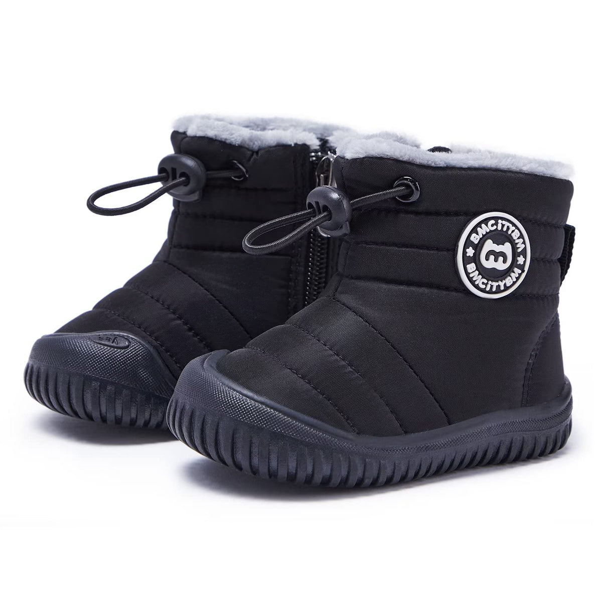 BMCiTYBM Baby Snow Boots Boys Girls Winter Infant Shoes Blue 18-24 Months