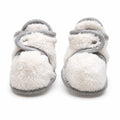baby deedee Baby Booties Crib Shoe, Ivory, 12 Months Unisex Infant, (B1201)