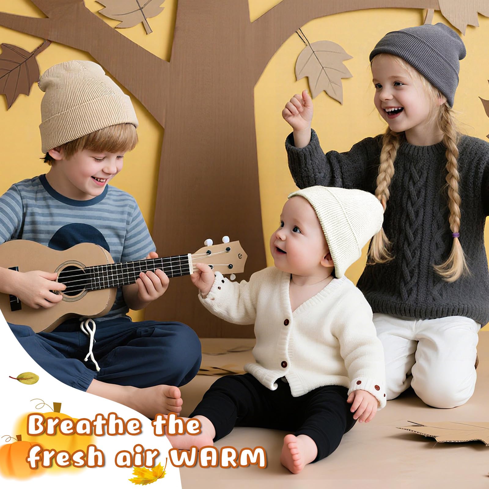ZOORON Toddler Beanie Baby Boys Girls Beanies Kids Winter Hats Children Knit Warm Caps Soft Ski Hat