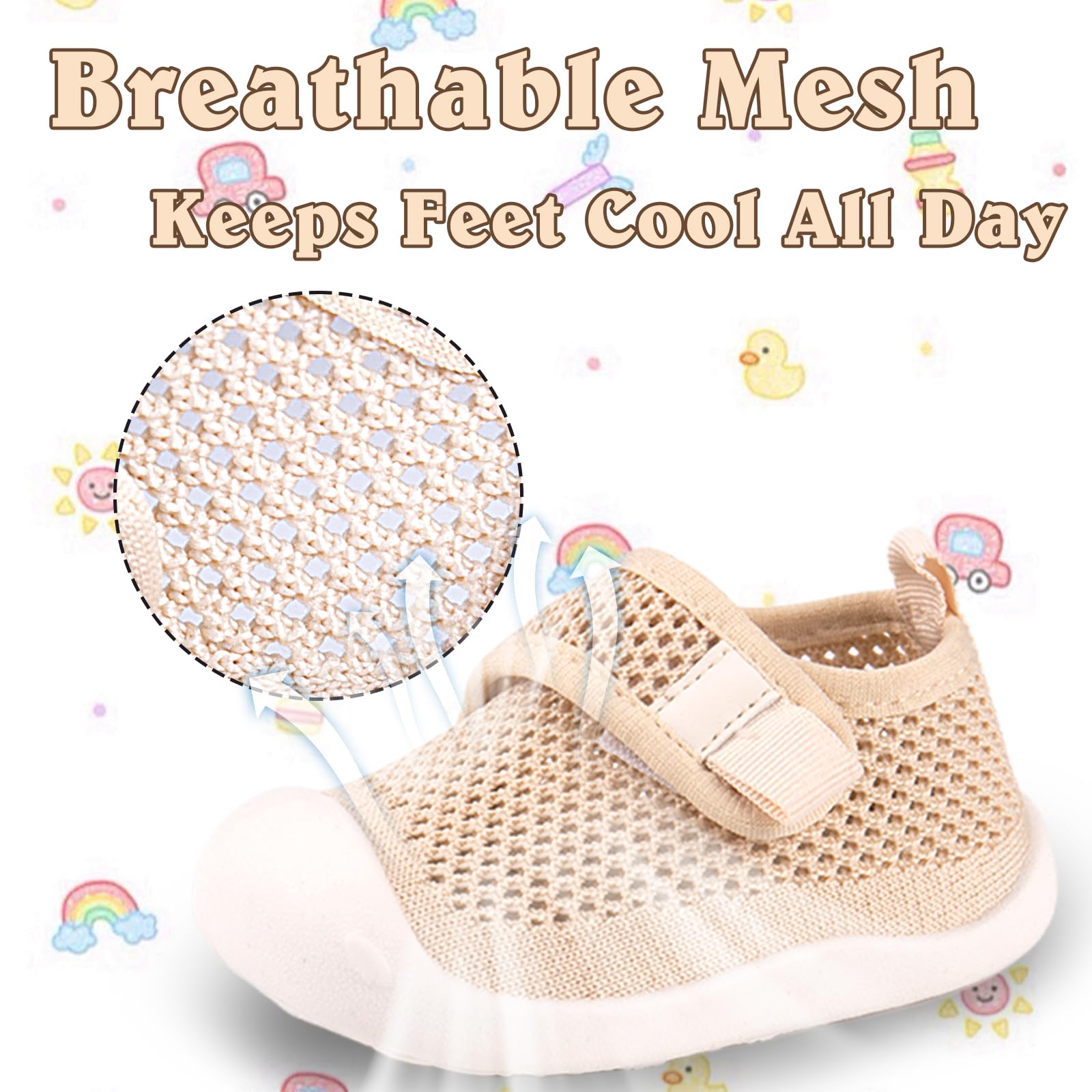 Charrost Baby Boys Girls First Walking Shoes Toddler Sandals