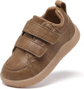 MORENDL Toddler Shoes Baby Wide Toe Box Barefoot Shoes Boy Girl Walking Shoes Non-Slip Minimalist Sneakers Comfort Zero Drop Tennis Outdoor Activities AllBrown 15-18 Months