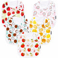 KiddyStar Organic Cotton Baby Drool Bibs | Soft, Adjustable, Absorbent, Unisex Teething Bandana Bibs for Babies | 5 Pack