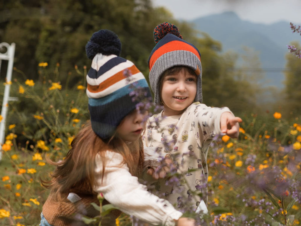 LMLALML Toddler Winter Hat Scarf Set - Kids Knit Warm Fleece Lined Beanie