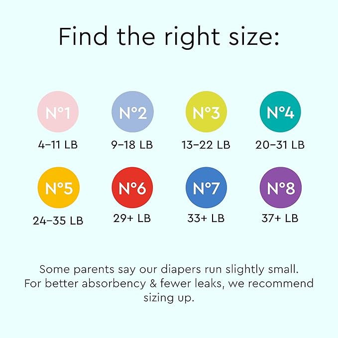 LILLYDOO Baby Diapers - Size 6 (29+ lbs), Half-Monthly Supply (57 Count), Leak Protection, Skin-Friendly, Ultrasoft, Perfume- & Chlorine-Free, Hypoallergenic, Dermatologist Tested, Oeko-TEX®