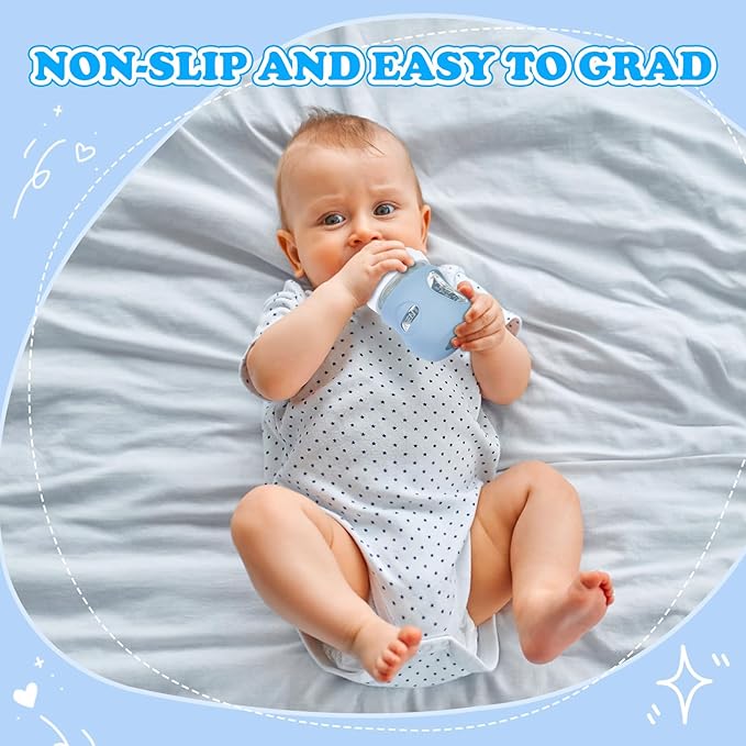 3 Pack Silicone Sleeves for Philips Avent Natural Glass Baby Bottles, Anti Breakage Baby Bottle Holder for Baby Boys, Compatible with Philips Avent Glass Natural Baby Bottle, 4oz