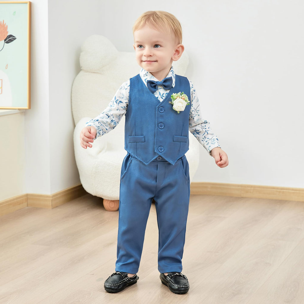 SANMIO Baby Boy Easter Outfit Suit Infant Gentleman Baptism 0-24M