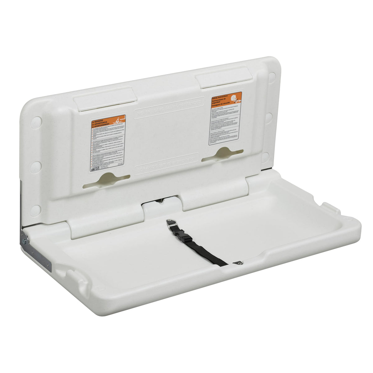 ECR4Kids Horizontal Wall-Mounted Baby Changing Station