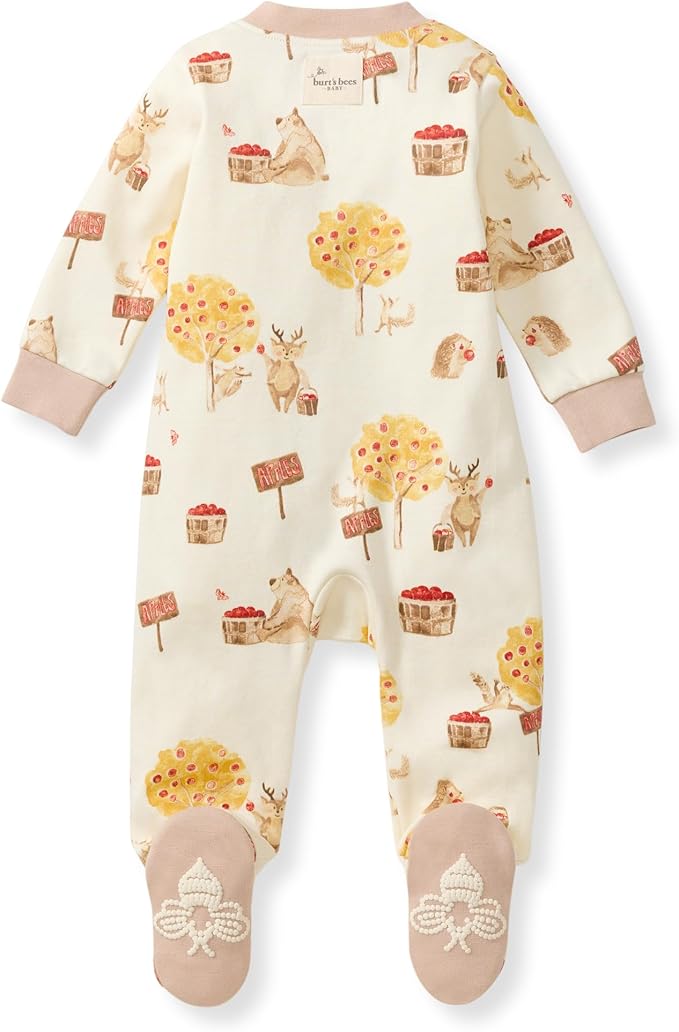 Burt’s Bees Baby Boys' One-Piece Sleep and Play 100% Organic Cotton PJs