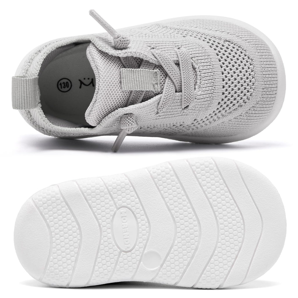 MORENDL Toddler Shoes Baby Walking Sock Shoes Infant Sneakers Boy Girl Barefoot Tennis Shoe Non-Slip Brethable