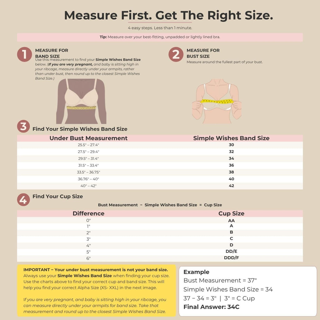 Simple Wishes Pumping Bra Hands Free, Nursing Bra for Breastfeeding