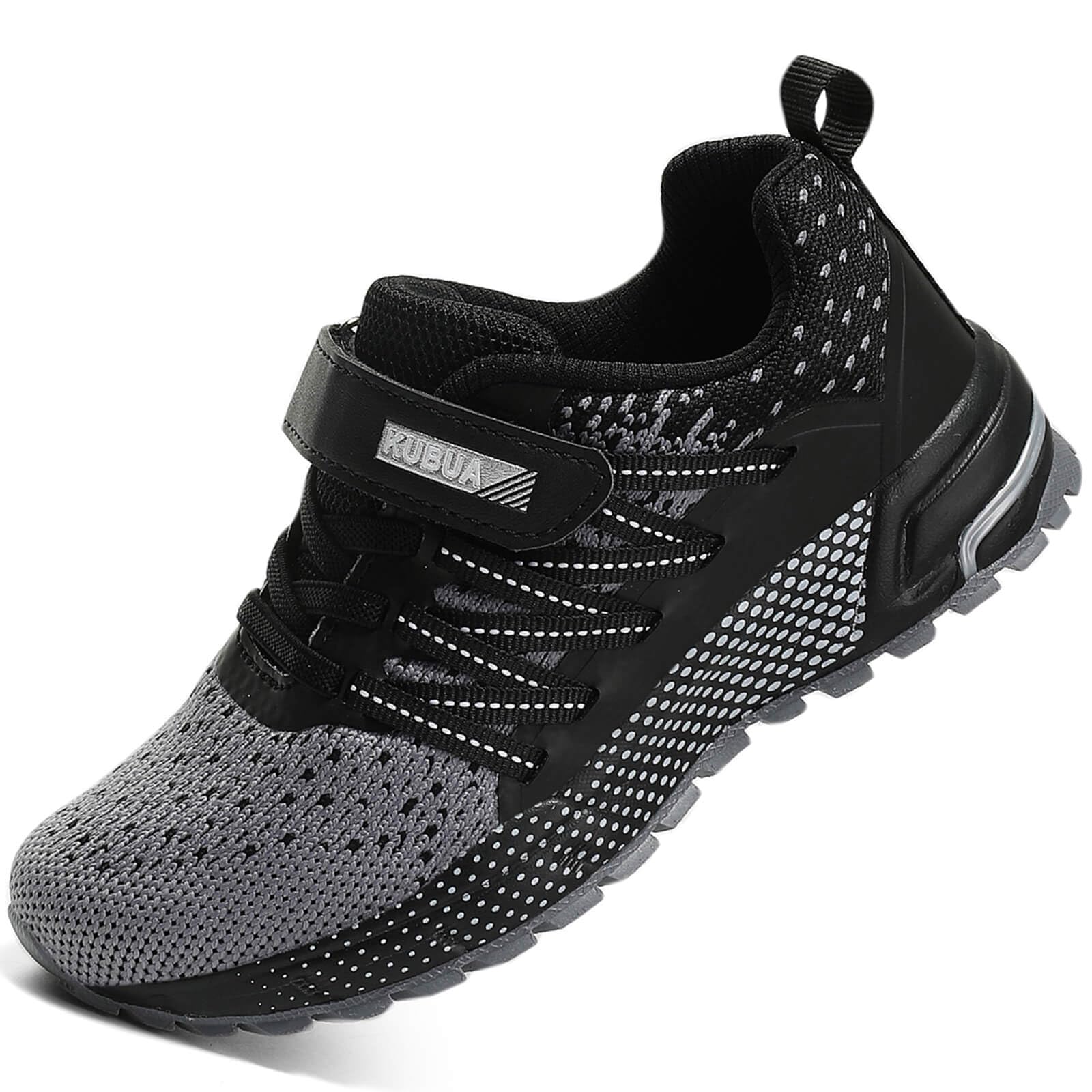 KUBUA Kids Sneakers Lightweight Boys Girls Tennis Shoes