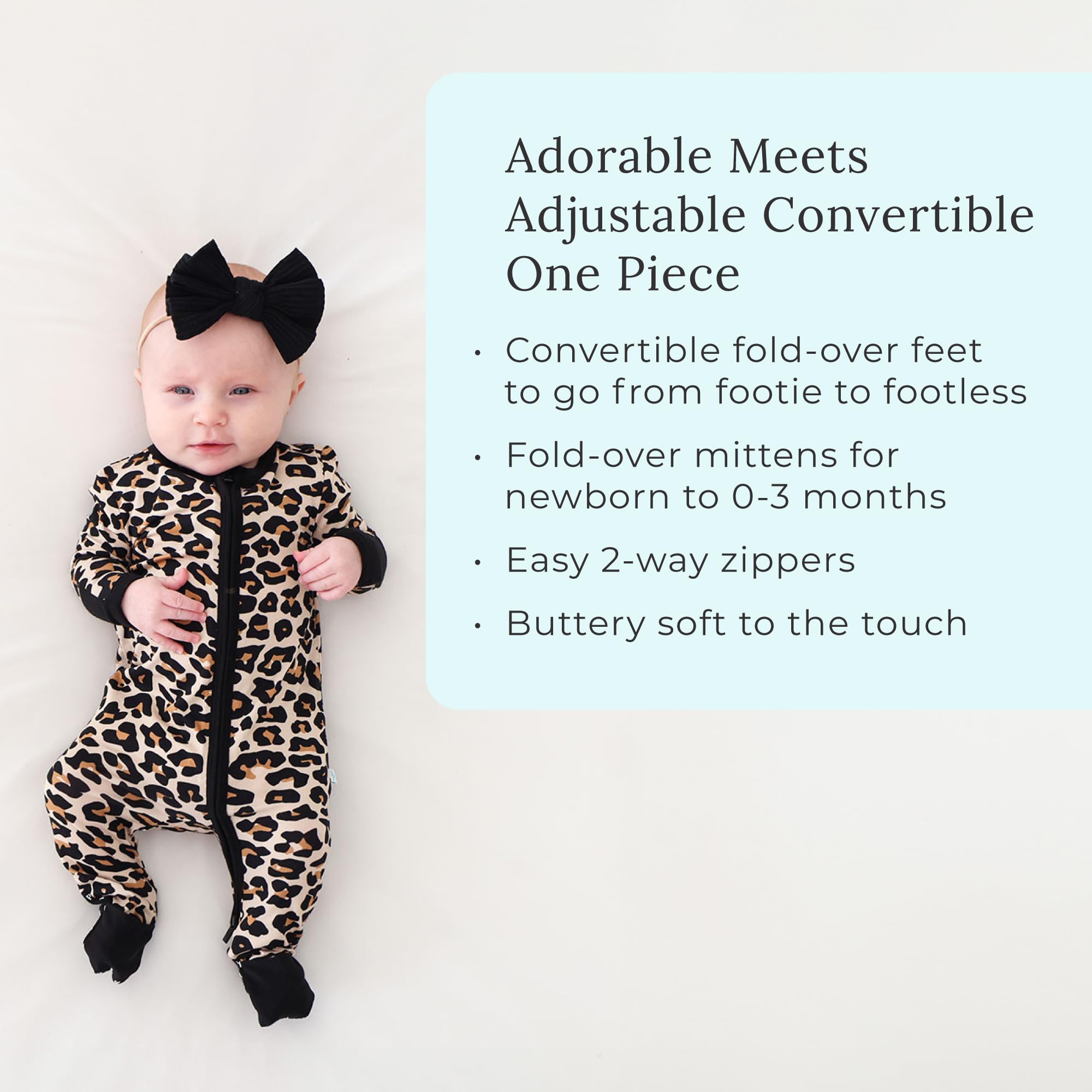 Posh Peanut Girls Convertible Baby Sleepers, Toddlers Footless Pajamas