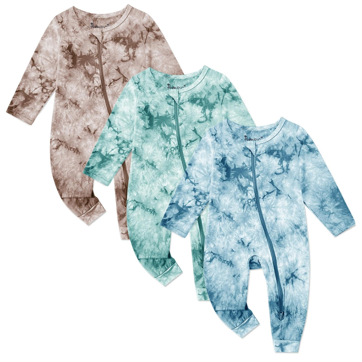 Jimonda Baby Girl Boys Bamboo Rayon Pajamas,Footless Pjs(Rose Red,9-12 M)