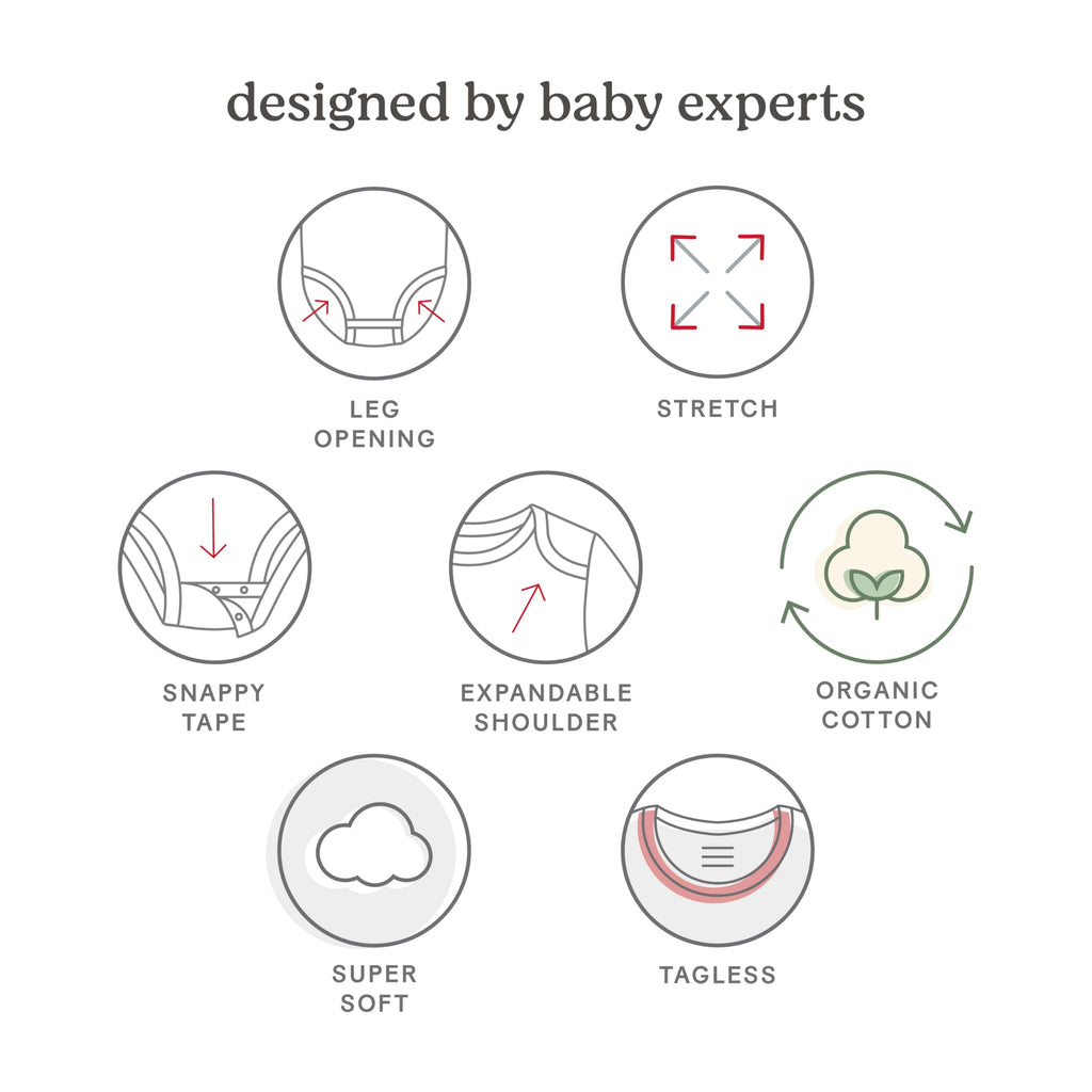HUGGIES 6-Pack Basic Bodysuit